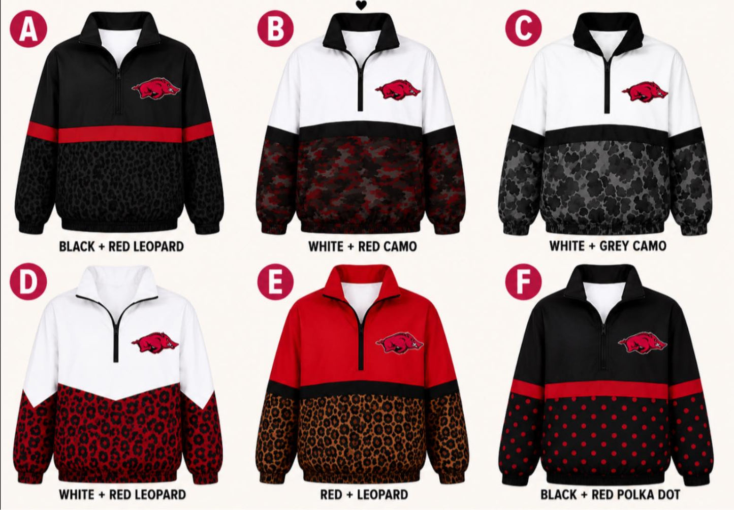 Pullover Collection - Razorbacks
