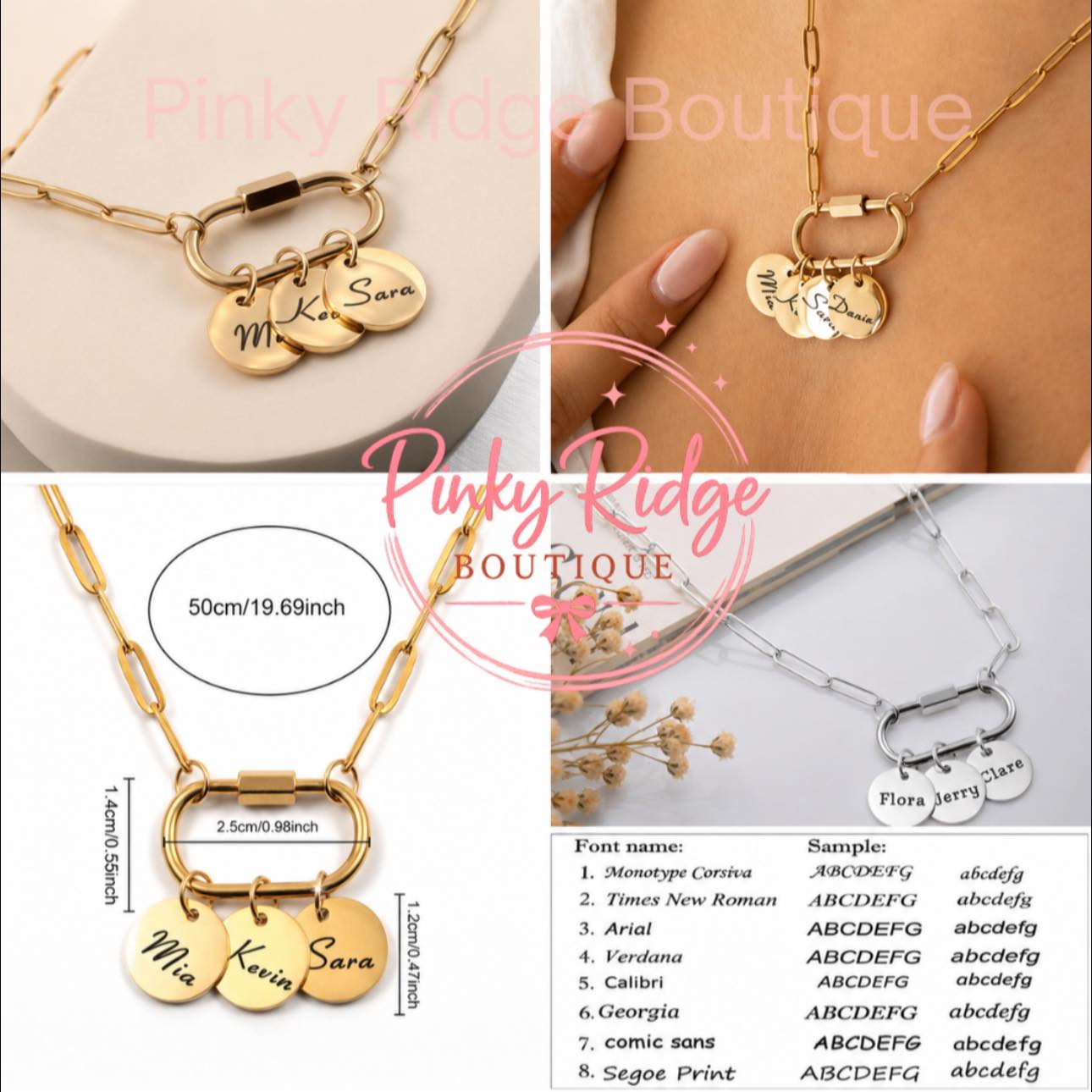 Custom Charm Necklaces