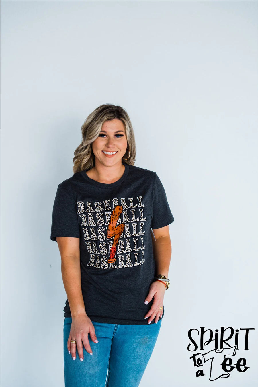 Baseball Repeat with Lightening Bolt