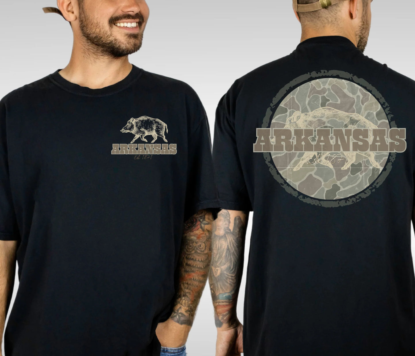 Camo Arkansas Wild Boar Tee