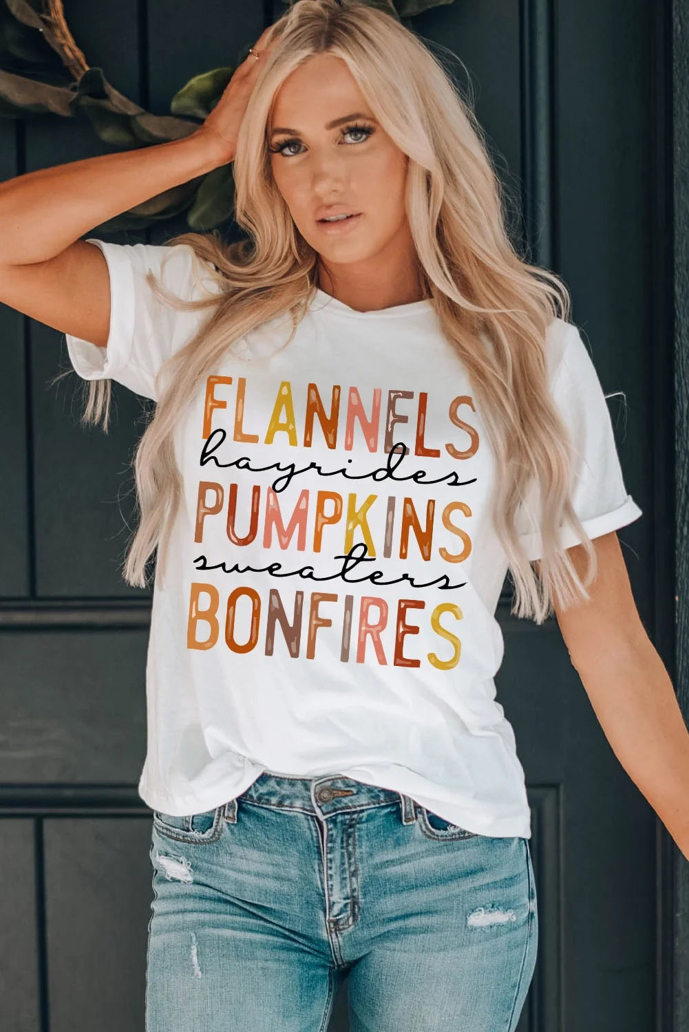 Flannels-Pumpkins-Bonfires T-Shirt