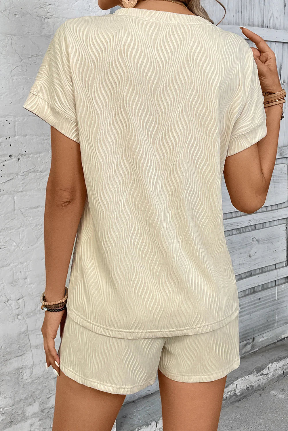 Apricot Textured Set