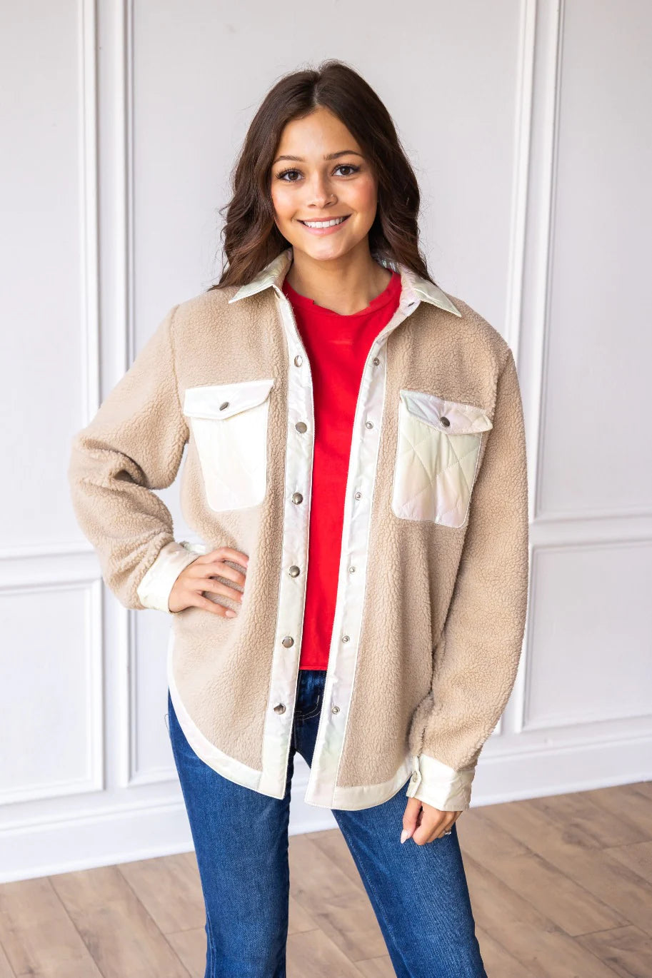 Shacket - CHANGE OF THE WEATHER BUTTON UP