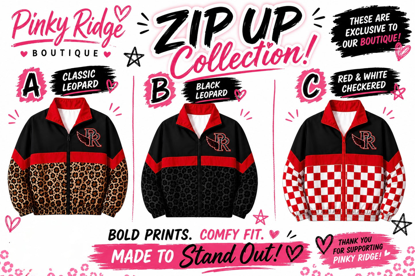 The Game Day Zip Up