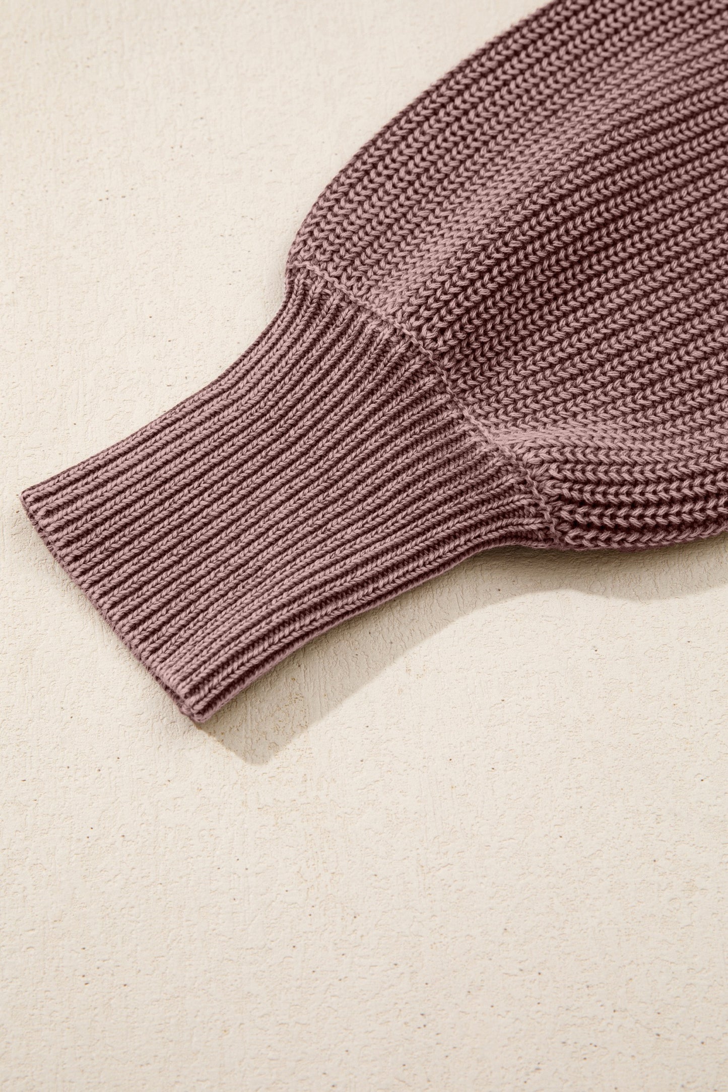 Mineral Wash Henley Knit Sweater
