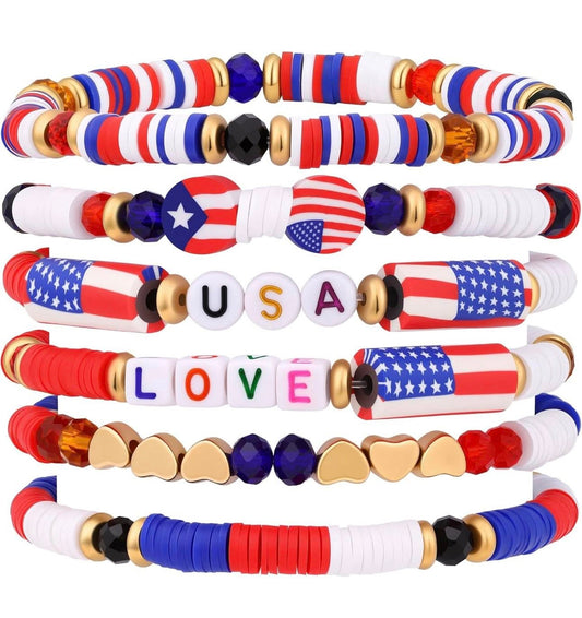 USA Bracelet Stack