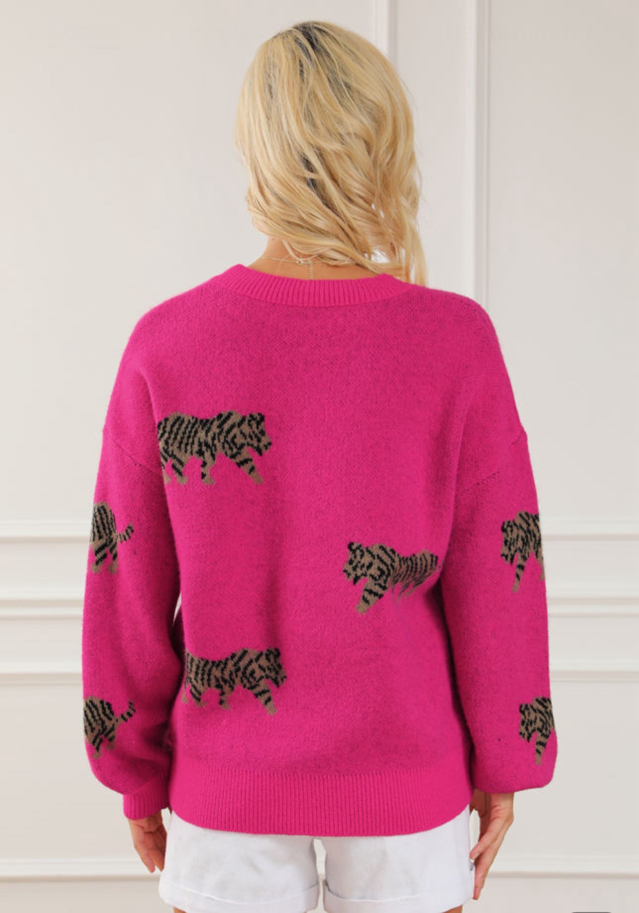 Rose Pink Fierce Sweater