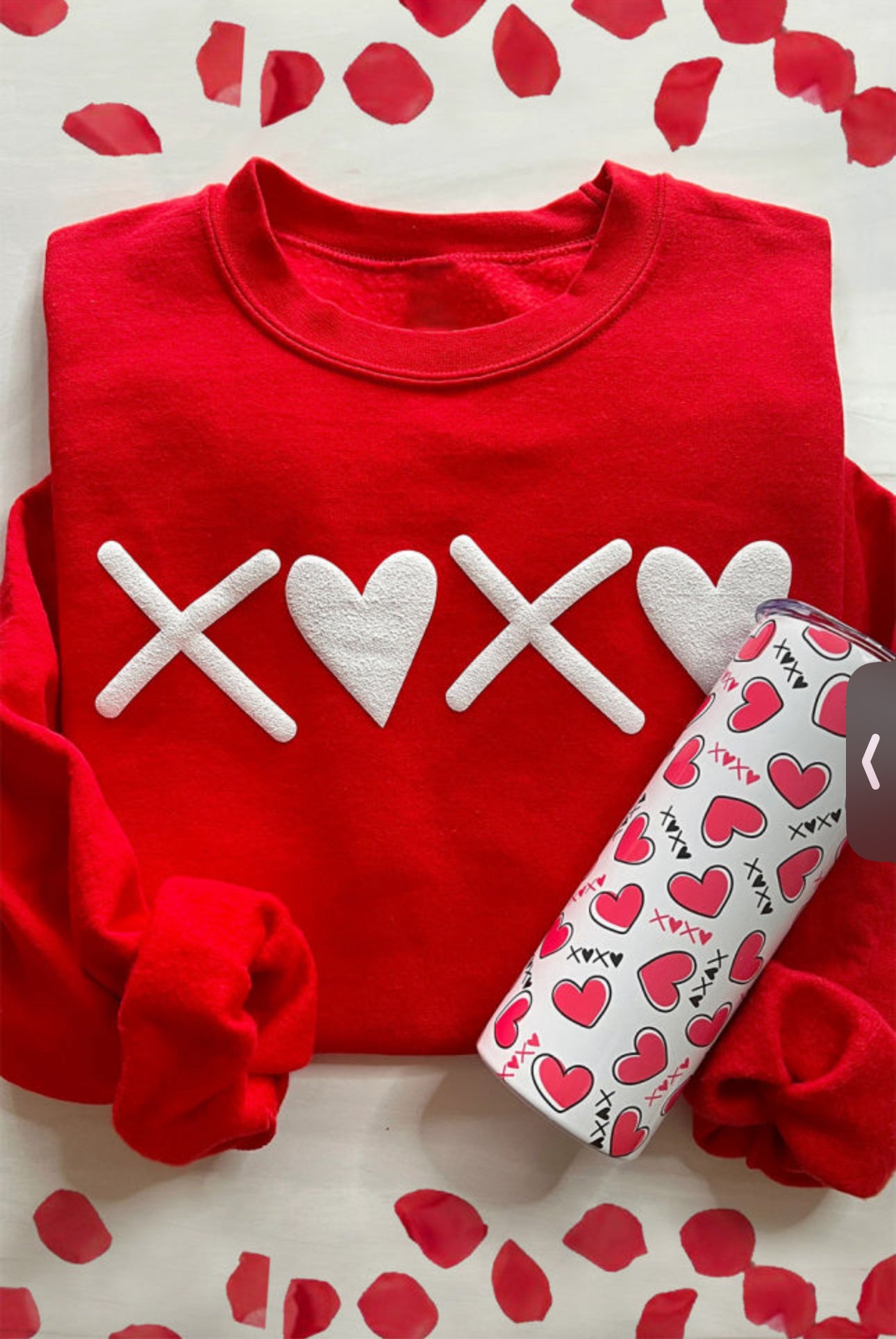 Puff Print XOXO Sweatshirt