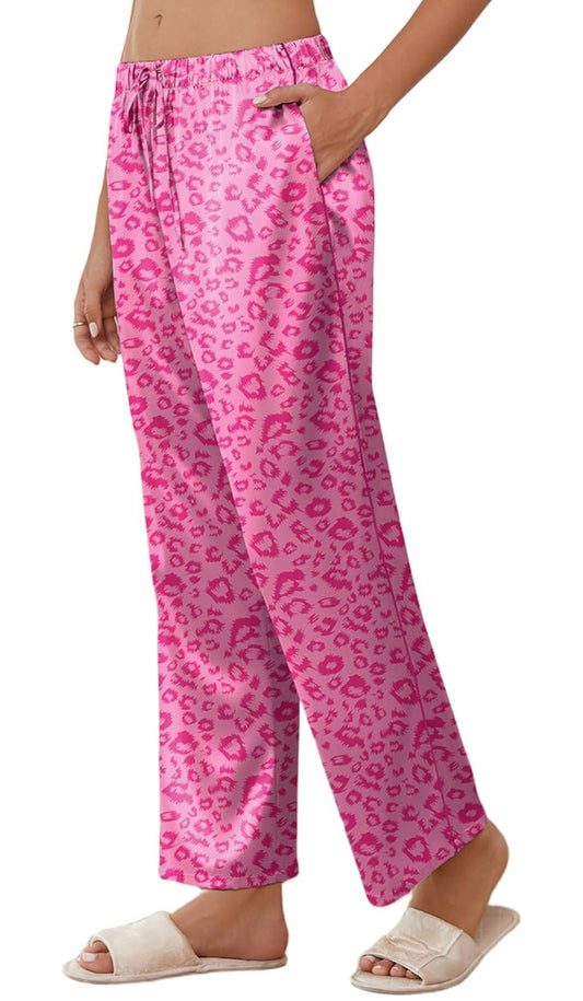 Silky Leopard Lounge Pants