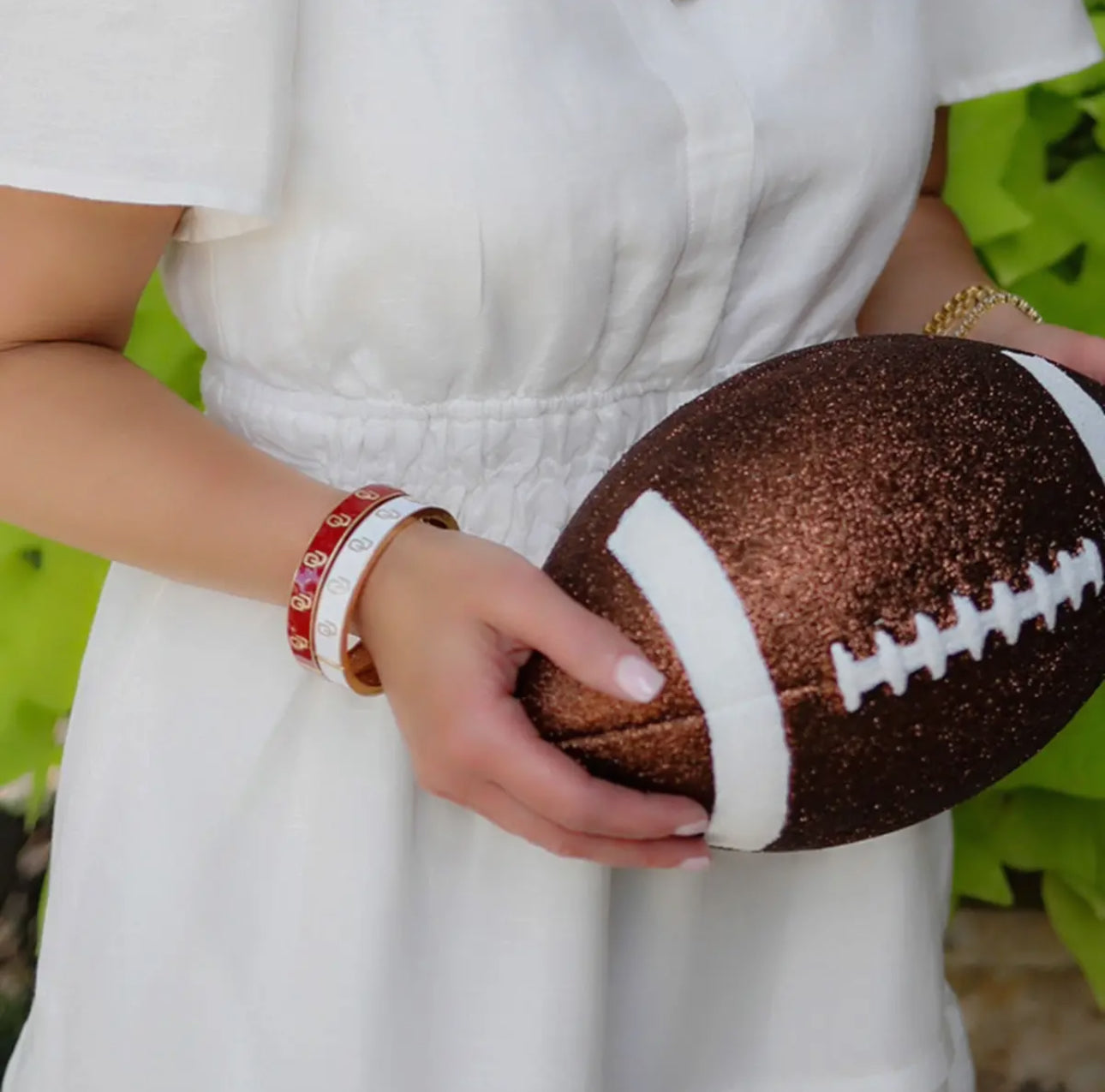 Oklahoma Enamel Hinge Bracelet