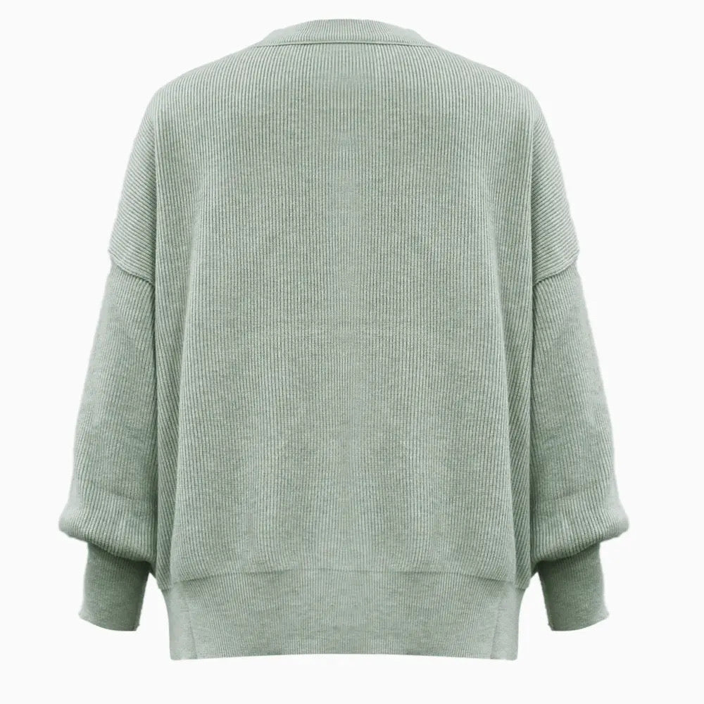 Sage - Side Slit Sweater