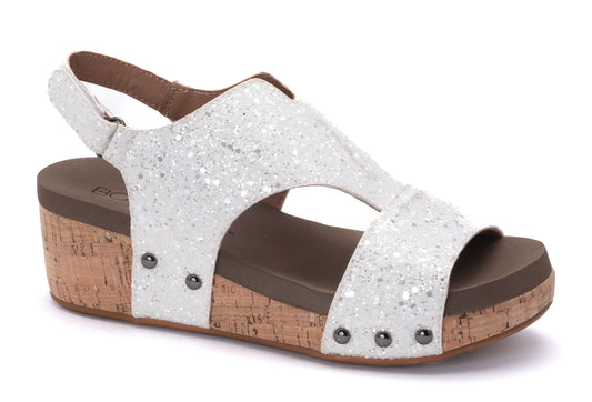 Corky’s - Refreshing Sandal - White Glitter