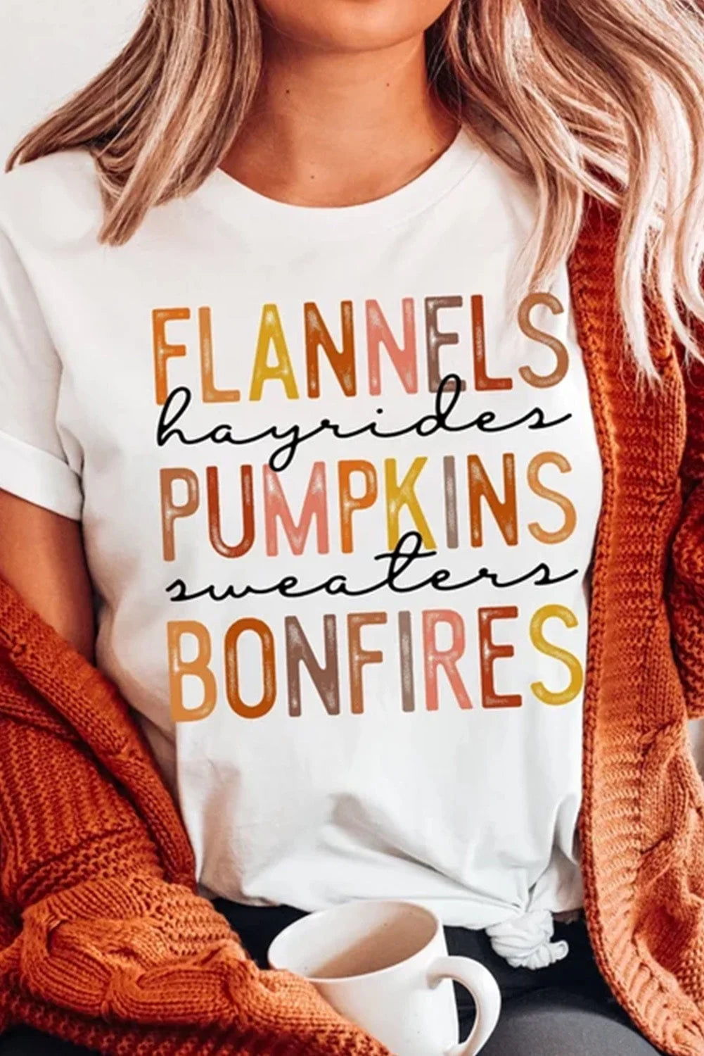 Flannels-Pumpkins-Bonfires T-Shirt