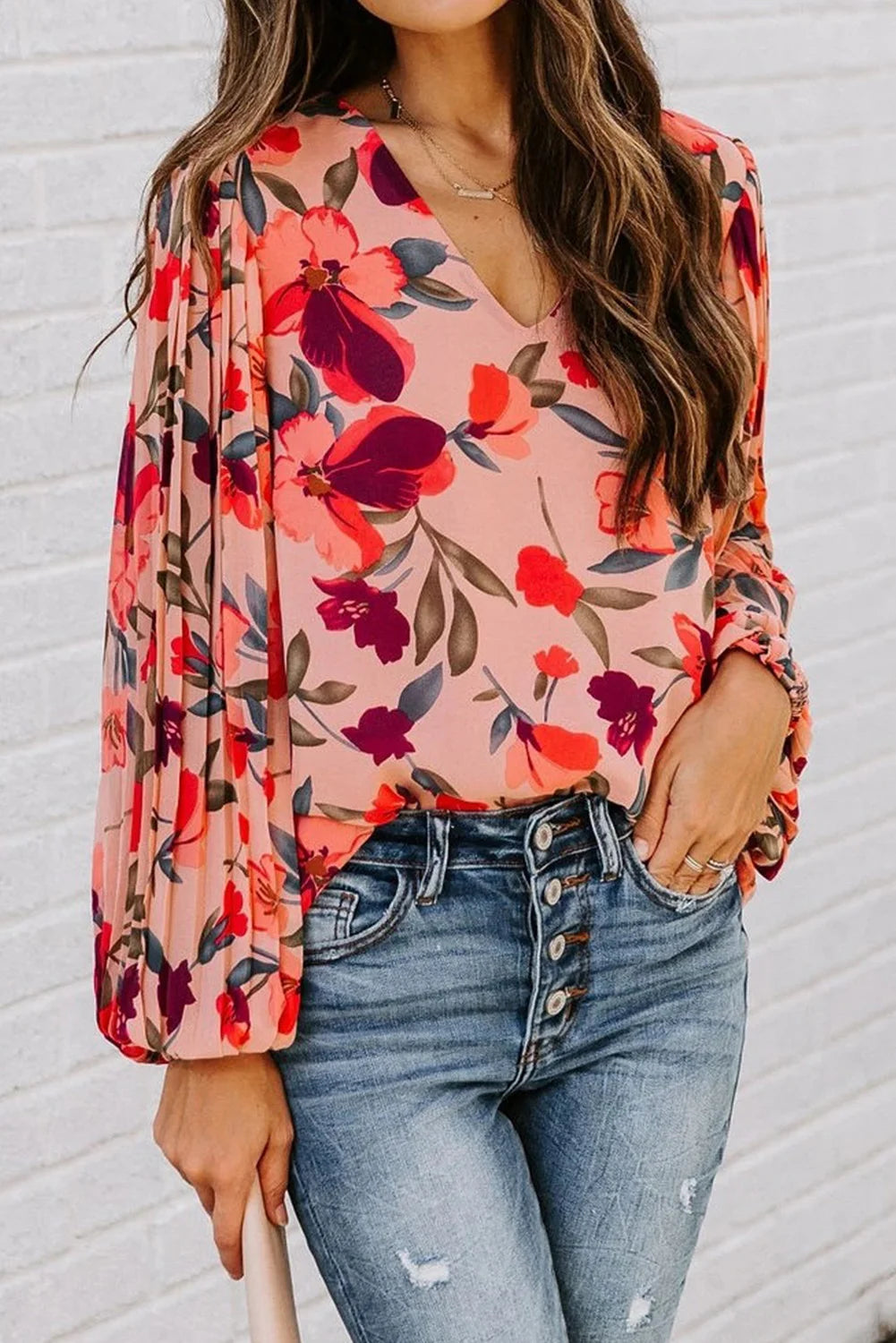 Floral Chiffon Blouse