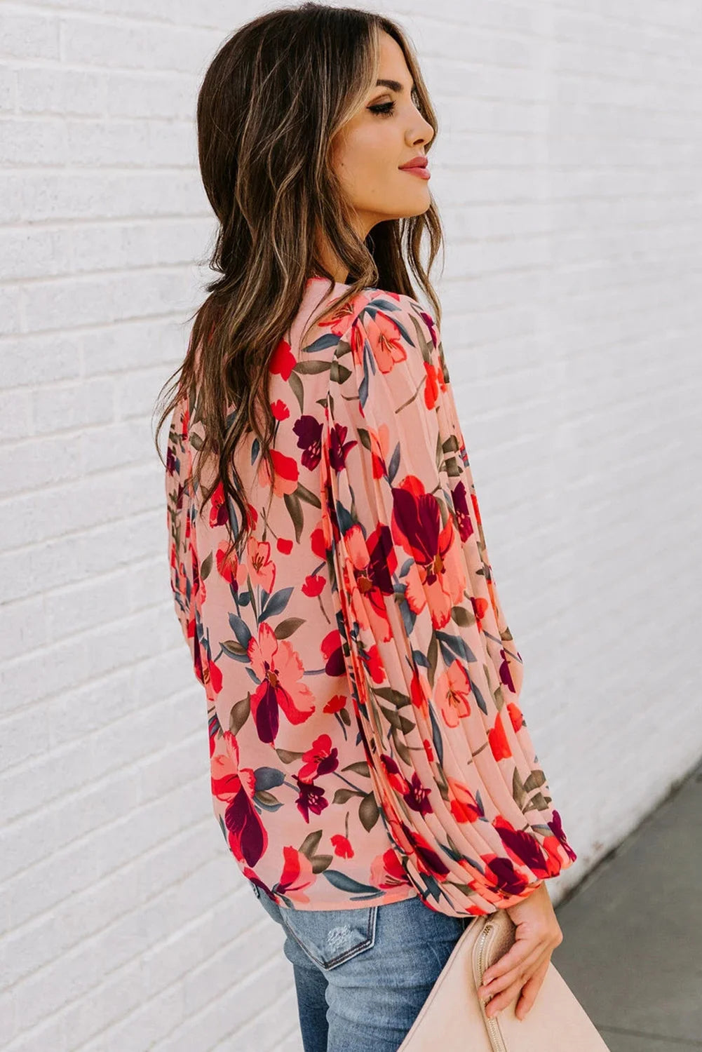 Floral Chiffon Blouse