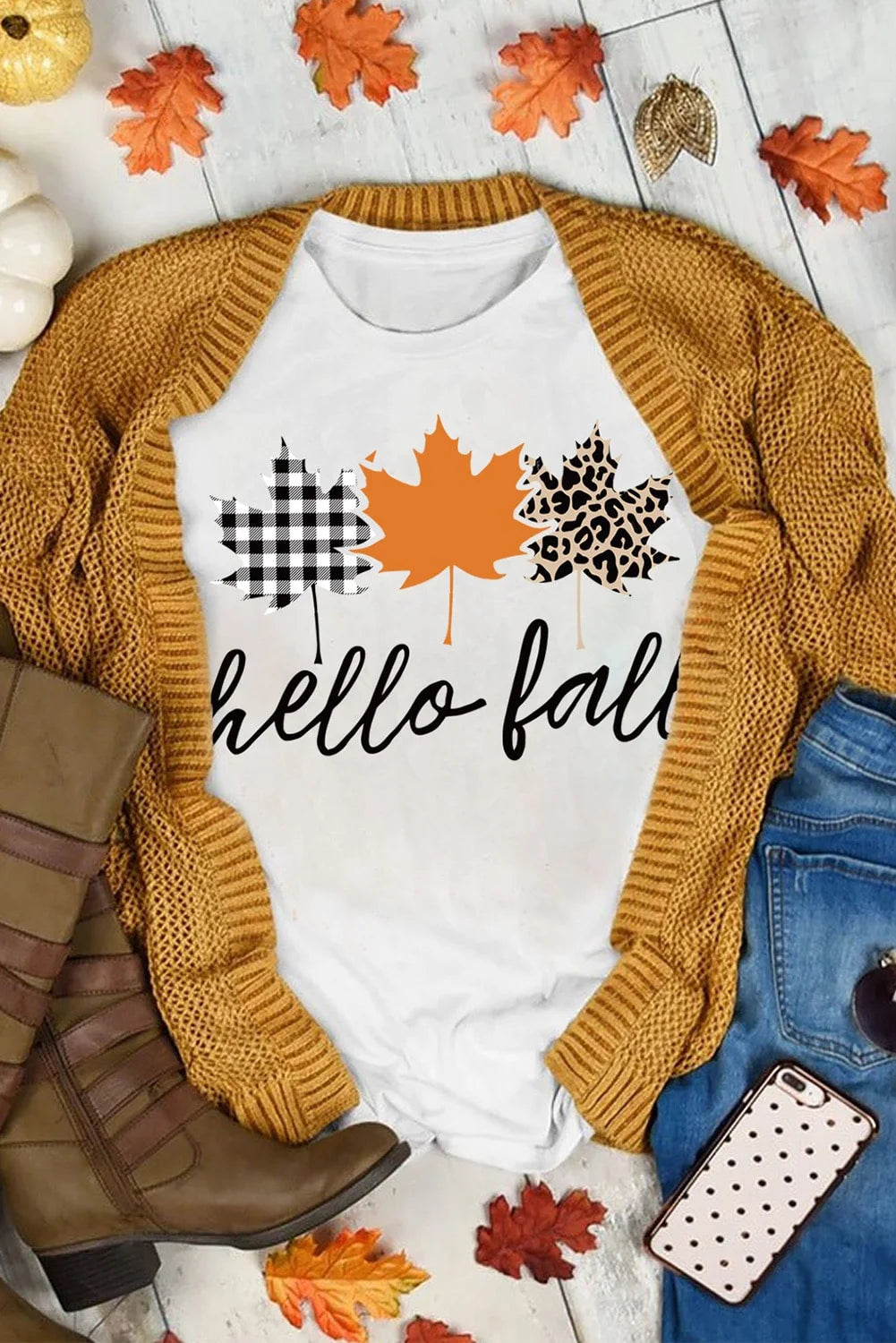 Hello Fall Graphic Tee