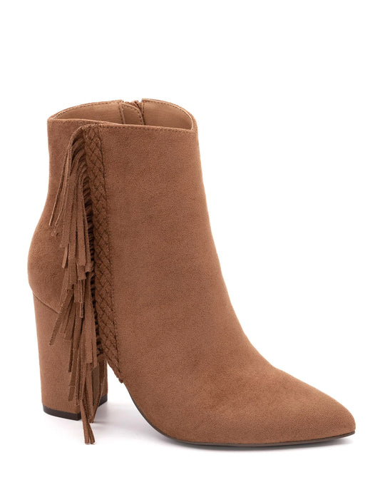 Braided Fringe Ankle Booties by Corky’s