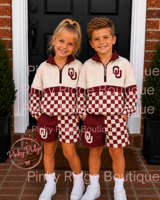 Sooners checkered | Pullover Collection