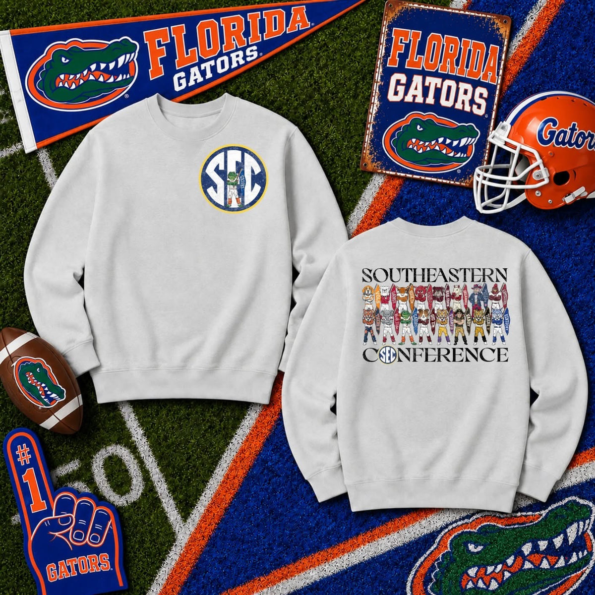 Florida SEC sweatshirt mockup