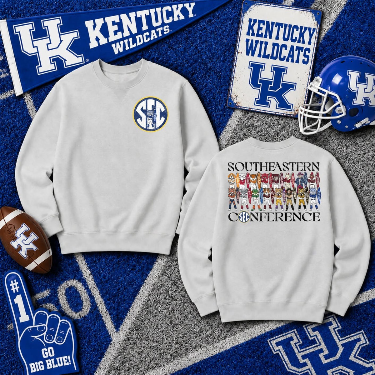 Kentucky SEC sweatshirt mockup