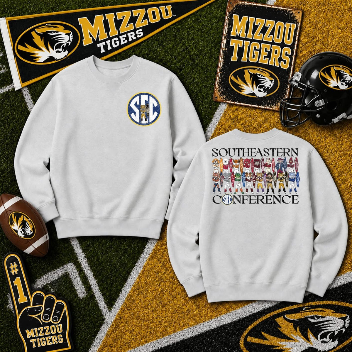 Missouri SEC sweatshirt mockup